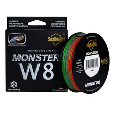 Linha Multifilamento 300m 8 Fios Monster X8 Colorida