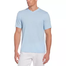 Cubavera Camiseta De Manga Corta Con Cuello En V Para Hombre