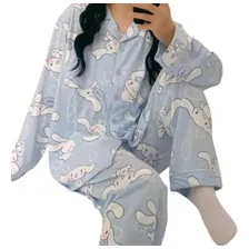 Pijama Cinnamoroll Manga Larga Sanrio Kawaii Cute Importados