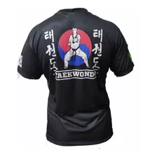 Camisa Camiseta Taekwondo Korea - Fb-2058 - Preta