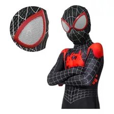 Fantasia Infantil Homem Aranha Miles Morales Pronta Enrega