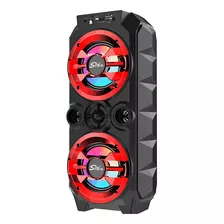 Parlante Bluetooth Portátil Inalámbrico Grande Luces Rgb