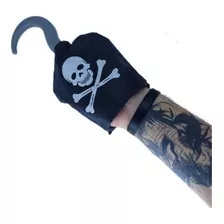 Luva De Pirata Capitão Gancho P/ Halloween Festa Fantasia