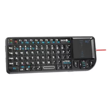 Teclado Inalámbrico Rii Mini Con Panel Táctilteclado Qwerty,