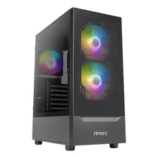 Gabinete Gaming Antec Nx410 - Black Tower Case Tempered Color Negro