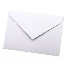 Envelope Bico 16x22,4 - 100pç Branco Convites Casamento