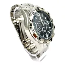 Relógio Prata Fundo Cores Luxo Barato Qualidade Especial