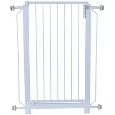 Portão Pet Grade Criança Porta Tubline Soft Branco 70cm