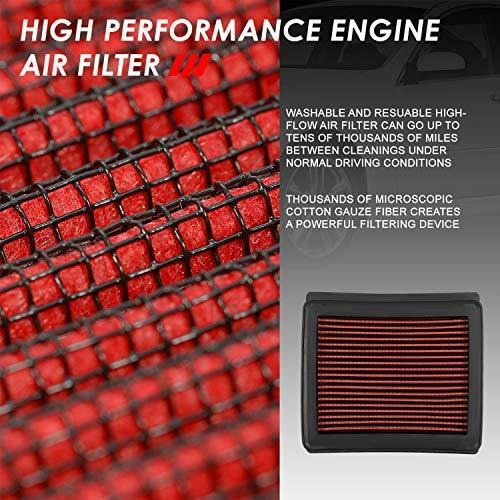 Filtro De Aire - Red Reuseable Washable Drop-in Air Filter P Foto 3