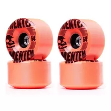 Roda Mentex 64mm 86a Laranja Cruiser Long