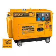 Generador Diesel Silencioso 5.0 Kw Ingco 9hp Gse50001 - Lnf