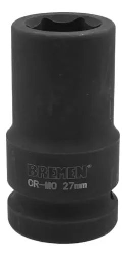 Llave Tubo 27 Mm Alto Impacto Encastre 1 Largo 90mm Bremen 5398