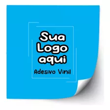 250 Etiqueta Personalizada Adesivo Vinil 3x3cm