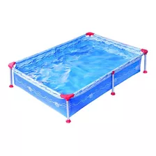 Pileta Estructural Rectangular Sol De Verano Sol 200 Con Capacidad De 1500 Litros De 2.05m De Largo X 1.47m De Ancho Azul