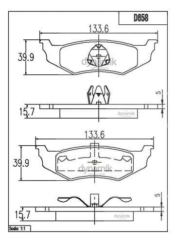 Balatas Semimetalicas Tra Eagle Vision V6 3.3l 95/97 Dynamik Foto 2