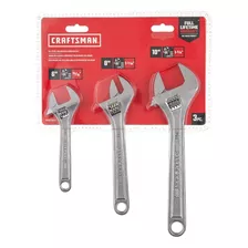 Craftsman Juego De Llaves Ajustables 3 Piezas Cmmt12001 