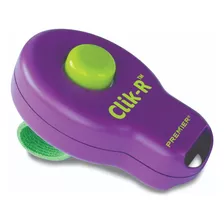 Clicker Clik-r Pet Safe Adestramento E Treinamento Para Cães Cor Roxo