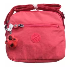 Kipling Hb6467 Bolsa Crossbody Doble Coral 100% Original