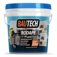 Bautech Rodapé 8kg Impermeabilizante Mofo Bolor Umidade 