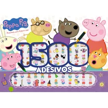 Peppa Pig Prancheta Para Colorir Com 1500 Adesivos, De () On Line A. Editora Ibc - Instituto Brasileiro De Cultura Ltda, Capa Mole Em Português, 2022