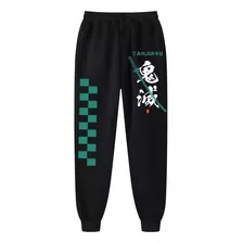 Calça Moletom Frio Inverno Demon Slayer Tanjiro Anime Mangá