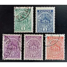 Bulgaria, Serie Yv 42-45 Escudos 1896 Nuevo Usada L18324