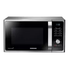 Microondas Samsung 23l 800w Grill Silver Samg23f3k3tas