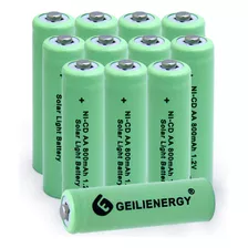 Geilienergy Pilas Recargables Aa Ni-cd De 800 Mah, Pilas Rec