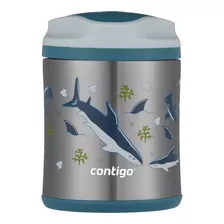 Pote Térmico Contigo ® Kids Tubarão Até 7h Frio E 6h Quente