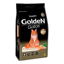 Ração Golden Castrados Gato Adulto Salmão Saco De 3kg