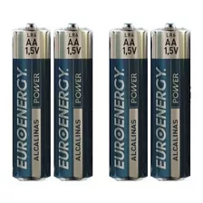 10 X Aa Alcalinas Euroenergy Para Remotos Luces Juguetes