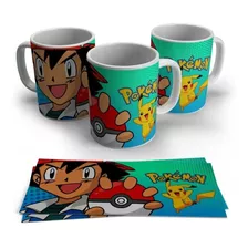 Tazas Cerámica Pakemon Go Pikachu Y Sus Amigos