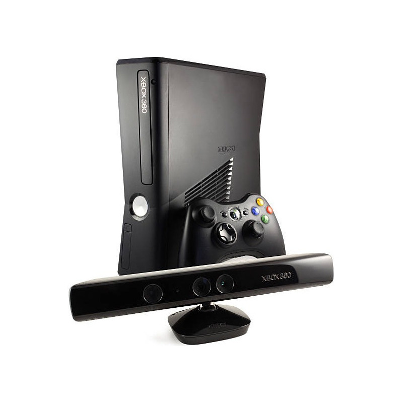 Microsoft Xbox 360 Super Slim 4GB Preto Kinect Excelente - Trocafone