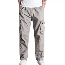 Pantalones Casuales Sueltos De Talla Grande Para Hombres Pan