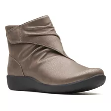 Bota Mujer Cuero Cómodas Clarks Sillian Tana 061.37569