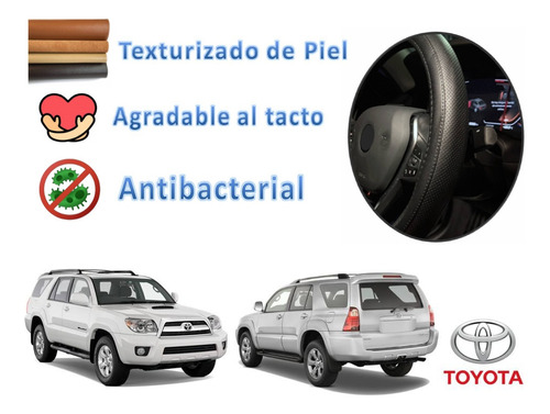 Tapetes 3d Logo Toyota + Cubre Volante 4runner 2004 A 2009 Foto 2