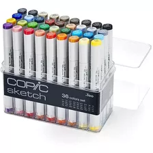 Marcadores Plumones Copic Sketch Caja Con 36 Colores