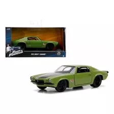 Rapido Y Furioso Chevy Camaro Verde 1973