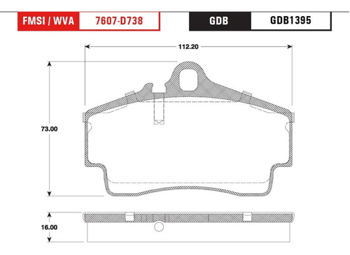 Balatas Trw Traseras Porsche 911 2001 A 2002 Foto 2