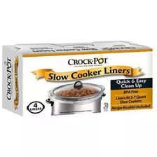 Crockpot Slow Cooker Liner - 4 Liners 13en X 20.30in.