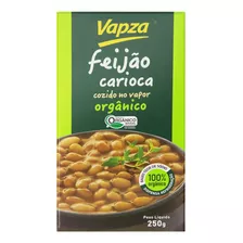 Feijão Carioca Cozido No Vapor Orgânico Vapz Caixa 250g