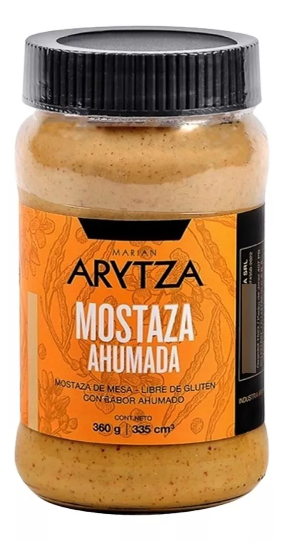 Mosataza Ahumada Gourmet Arytza - 100% Natural - Sin Tacc