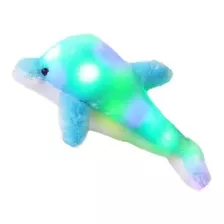 Peluche Delfin Luminoso Almohada Cojin Con Luz