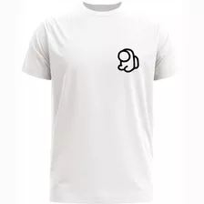 Camiseta Masculina Astronauta Confortável Cinza Top.