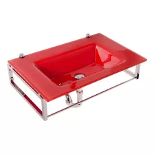 Gabinete De Vidro William Vermelho Astra