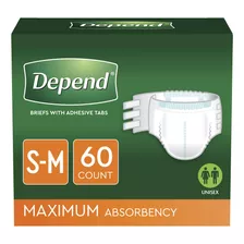 Depend Proteccion Contra La Incontinencia Con Pestanas, Unis