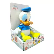 Boneco Pato Donald Cabeça Vinil 30cm Baby Disney