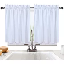 Juego De Cortinas En Tela 145x100 Sentite Bella Cocina Baño 