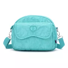 Bolsa Feminina Transversal Em Tactel Kika Hb2c14-5 