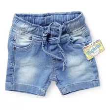 Bermuda Short Jeans De Bebê Menino